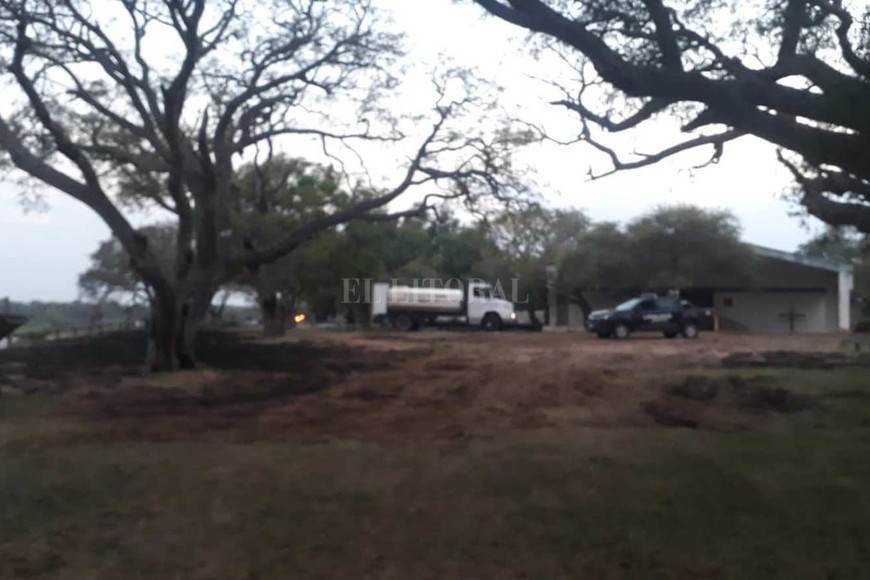 Cayastá: las quemas llegaron al Parque Arqueológico "Ruinas de Santa Fe La Vieja"