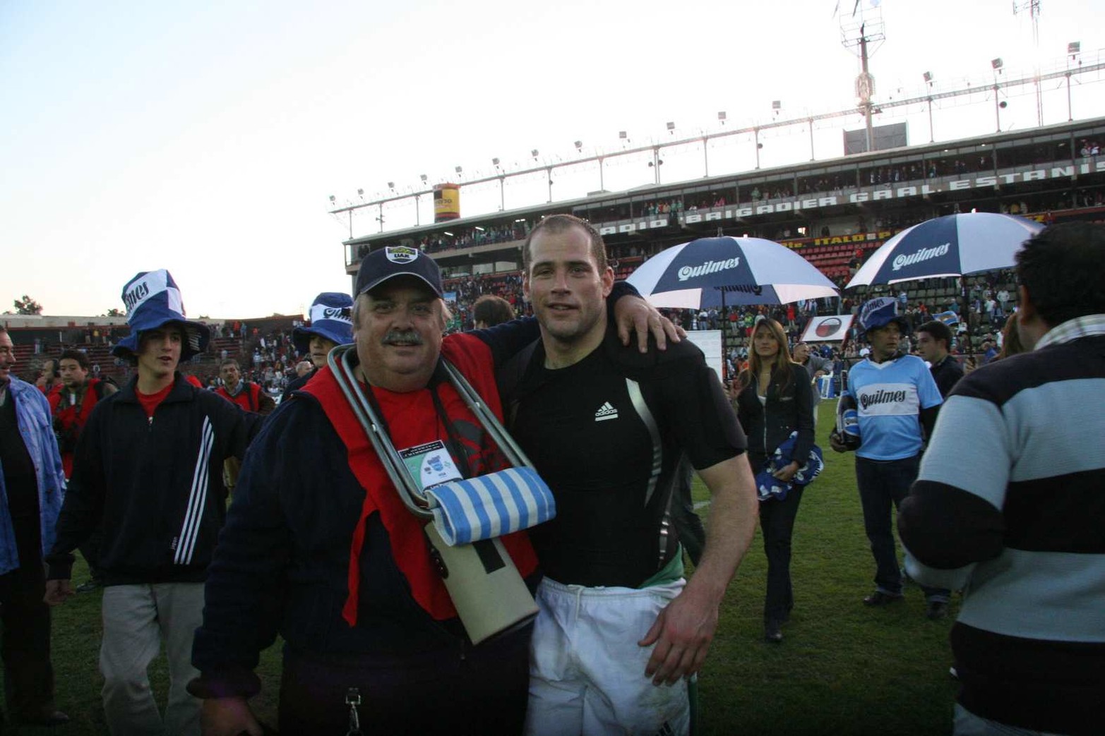 En 2011. Cuando jugaron Los Pumas vs. Irlanda.