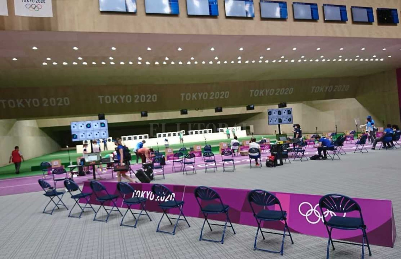 La Villa Olímpica. Todo listo para el inicio de los Juegos Olímpicos en Tokio.