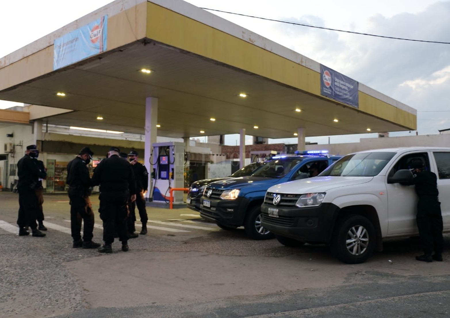 Operativo en Santo Tomé.