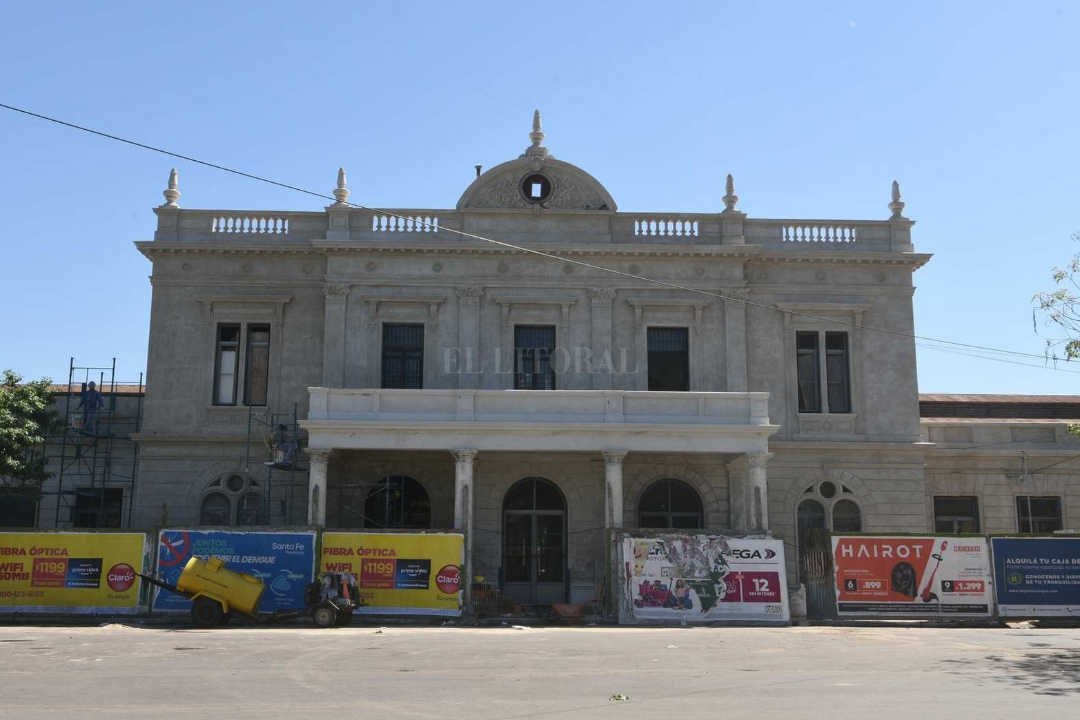La estación de trenes Mitre, ubicada al sur de la ciudad, está siendo restaurada.