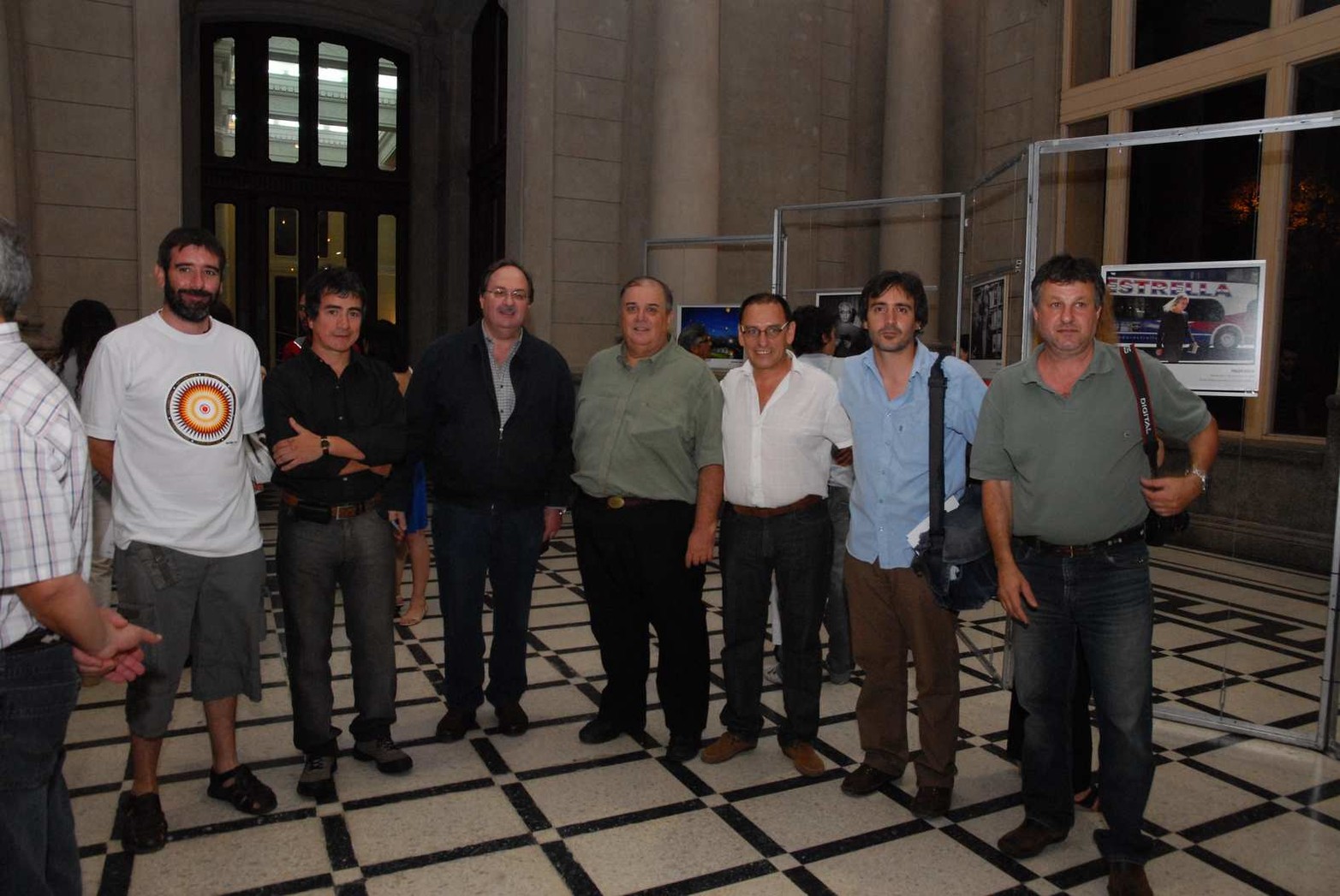En 2011. En la estación Belgrano en la inauguración de la muestra de fotos periodísticas de Santa Fe