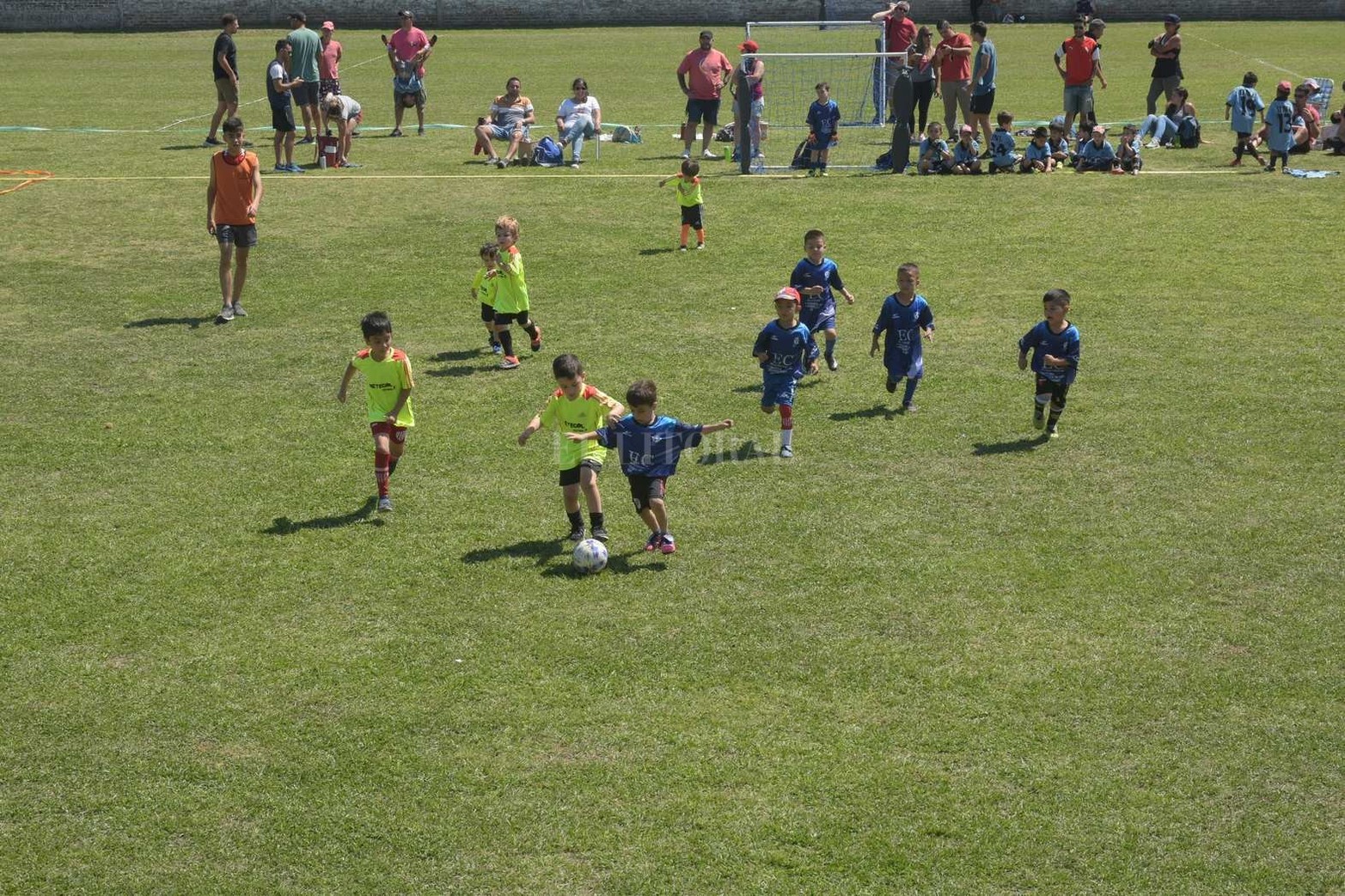 En el club Banco Provincial fue una de las sedes del encuentro. Cerca de 1.000 chicos participan cada sábado. Juego, goles y diversión: un buen plan para los mas pequeños.