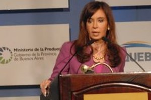 ELLITORAL_10181 |  Telam La presidenta Cristina Fernández de Kirchner, participo de la 4ta Conferencia Industrial, organizada por la UIA en el Sheraton Hotel de la localidad de Pilar.