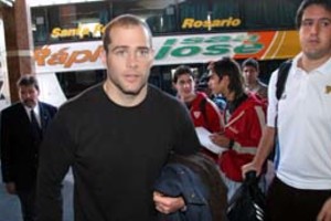 ELLITORAL_1534 |  Alejandro Villar Felipe Contepomi, uno de los que tiene asegurada una plaza mundialista, junto a Rafael Laría, jefe de Prensa de la UAR.