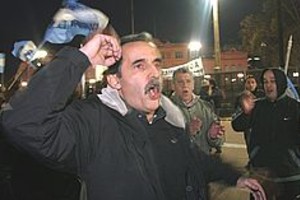 MARTIN ZABALA El secretario de Comercio de la Nación, durante una movilización kirchnerista a Plaza de Mayo