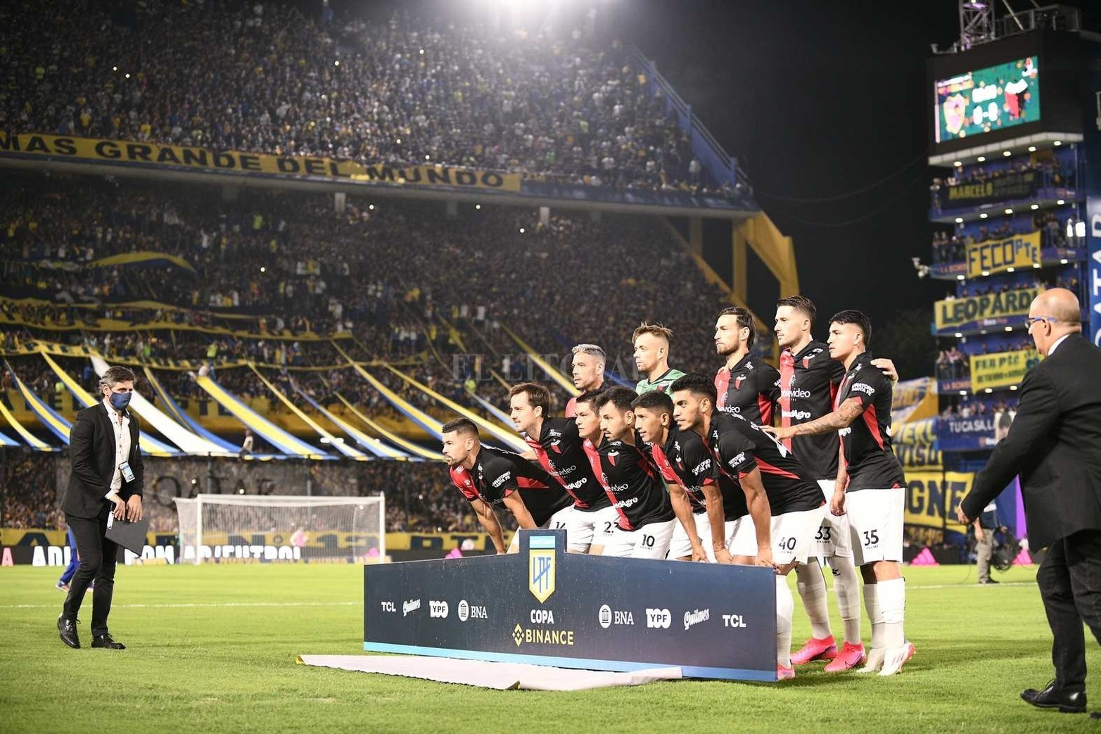 Colón empató 1 a 1 con Boca. Sobre el final del partido pudo empatarlo con gol de Lucas Beltran.