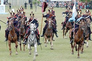 Archivo Por primera vez en la historia, los Granaderos no estarán presentes en Yapeyú para homenajear al creador de ese cuerpo de elite.