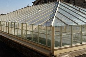 Gentileza Prensa MCSF En los techos de la estación, ya se encuentran reparados a nuevo las enormes linternas.