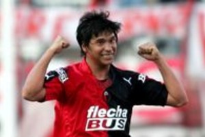 ELLITORAL_7557 | MARTIN ZABALA Tito Ramírez en pleno festejo.