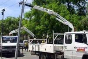 Guillermo Di Salvatore foto GUILERMO DI SALVATORE- CORTE EN 9 DE JULIO Y BV. POR REPARACION DE POSTE DE LUZ-