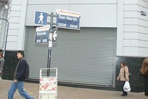 Amancio Alem Esta es la triste imagen del local a partir de esta mañana.