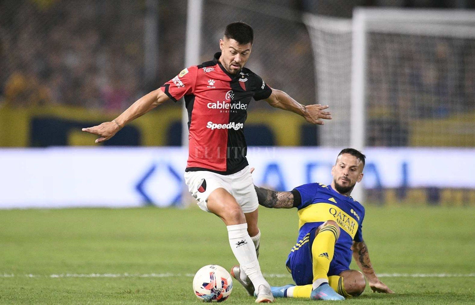 Colón empató 1 a 1 con Boca. Sobre el final del partido pudo empatarlo con gol de Lucas Beltran.