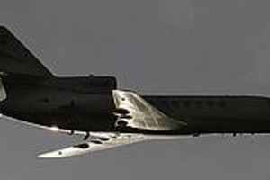 ELLITORAL_15528 |  AFP En este avión quiso regresar a Tegucigalpa Manuel Zelaya, pero esto fue impedido por los militares.