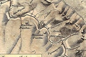 AFP Este mapa, hallado en los archivos en la Universidad Nacional de Lima (Perú), fue hecho en 1874 y es una de las herramientas que permiten asegurar que Machu Picchu fue descubierta mucho antes de lo que se creía.