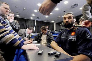 AFP Sebastien Chabal, jugador de rugby de Francia; uno de los involucrados en la gresca