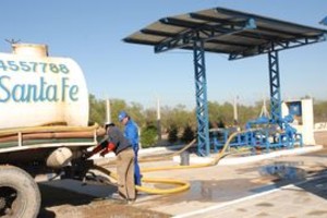 Eduardo Salva La primera descarga tuvo lugar alrededor de las 9.30 de la mañana.