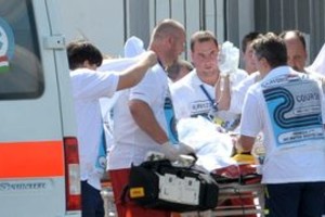 EFE El piloto fue intervenido quirúrgicamente.