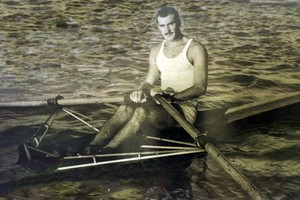 Archivo El Litoral El gran remero. Participó en los Juegos Olímpicos de Londres. El deporte fue su pasión y se destacó en el remo.