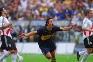 Télam Lo festejó desde el vestuario... pero el xeneize se durmió, y River lo aprovechó