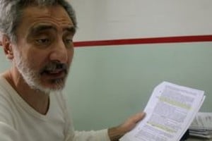 LILIANA SERVENTE DYN37, BUENOS AIRES, MARCOS PAZ, 21/09/06, EL EMPRESARIO OMAR CHABAN  EN LA UNIDAD PENITENCIARIA  EN LA LOCALIDAD DE MARCOS PAZ. FOTO:DYN/LILIANA SERVENTE.