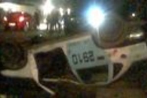 Luis Alberto Leiva Esta imagen fue capturada por un vecino del barrio San José preocupado por los accidentes de tránsito que se dan en la esquina de Zavalla y Risso.