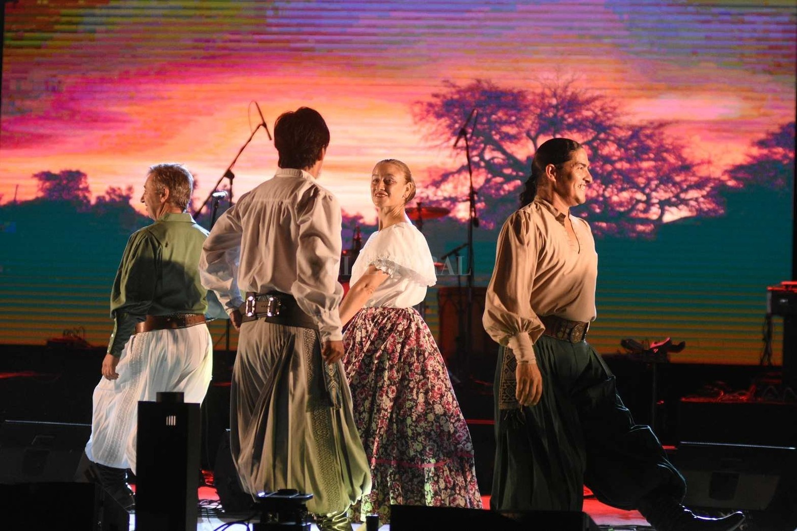 Solidaridad. El Festival Folklórico de Guadalupe brilló en el Anfiteatro "Juan de Garay". Fueron tres noches solidarias durante las cuales vecinos y vecinas de la ciudad se acercaron para disfrutar de la música y hacer su aporte.