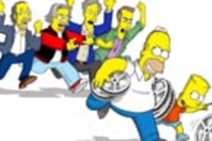 Télam Homero y Bart se apoderan de la pantalla grande.