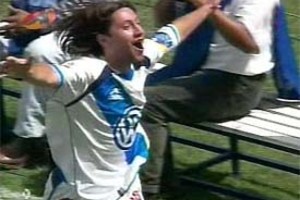 Archivo Luis Ignacio Quinteros, el goleador chileno.