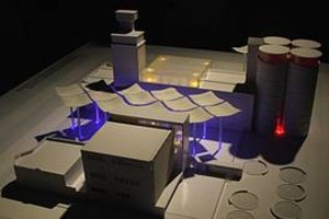 Pablo Aguirre Maqueta de la obra proyectada