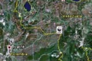 ELLITORAL_5140 |  Imagen de Google Earth Esta es la frontera que comparten Venezuela y Colombia. Desde hoy está cerrada tras el conflicto regional entre esos dos países y Ecuador.