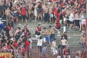 ELLITORAL_9321 | Archivo El Litoral El 19 de febrero Toco Zabala y su primo Came Mendoza apuñalaron a dos hinchas de Colón en la tribuna popular.