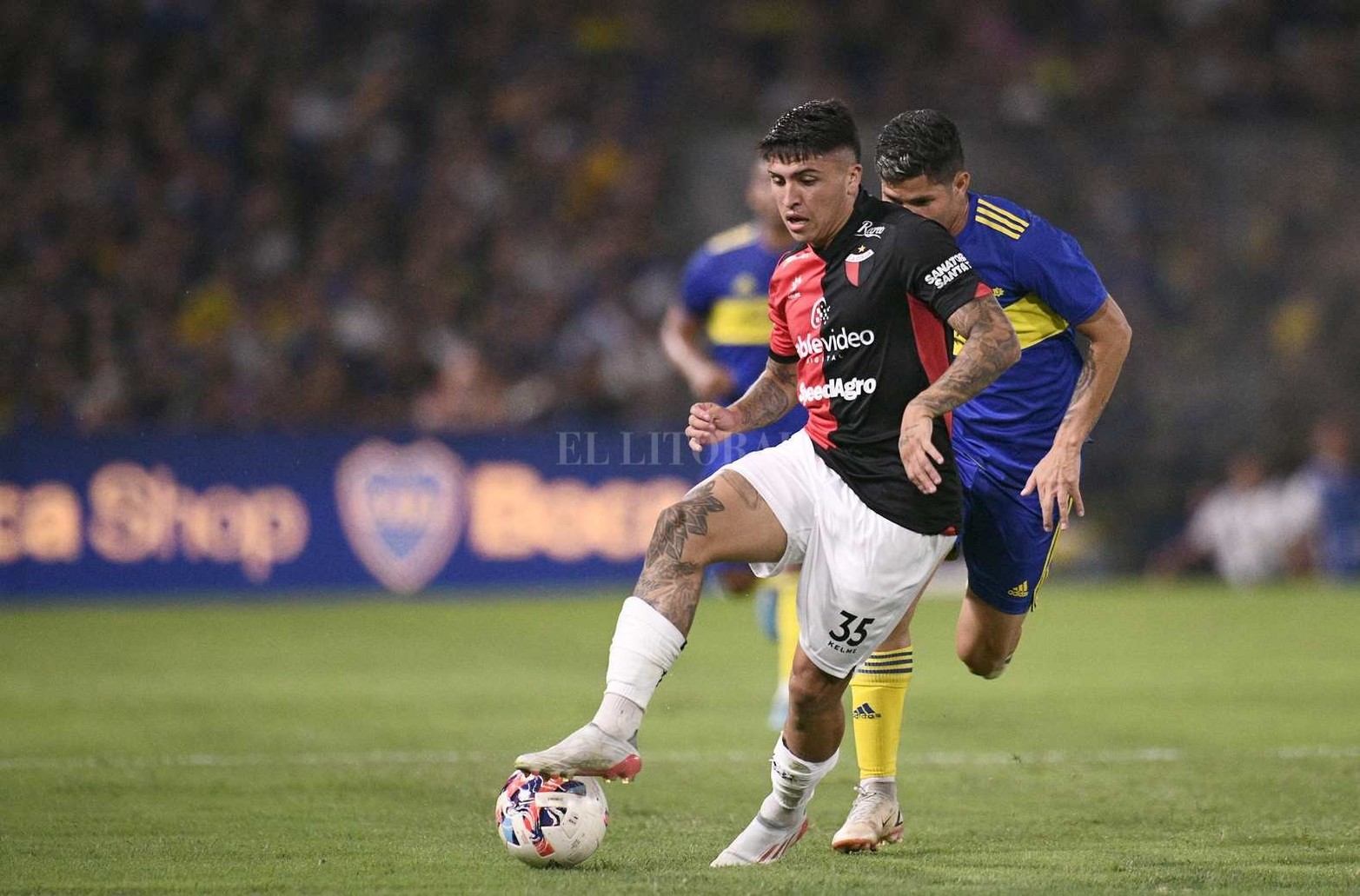 Colón empató 1 a 1 con Boca. Sobre el final del partido pudo empatarlo con gol de Lucas Beltran.