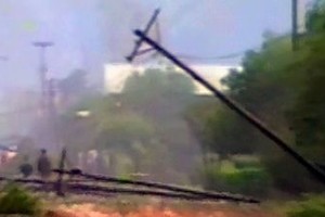 ELLITORAL_17340 | DyN Imágenes televisivas de los destrozos en la localidad de San Pedro.