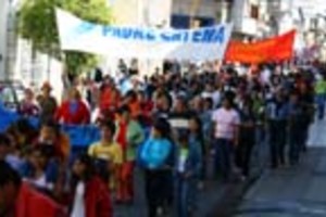 Luis Cetraro Los vecinos expresaron su malestar frente al municipio de manera pacífica y ordenada.