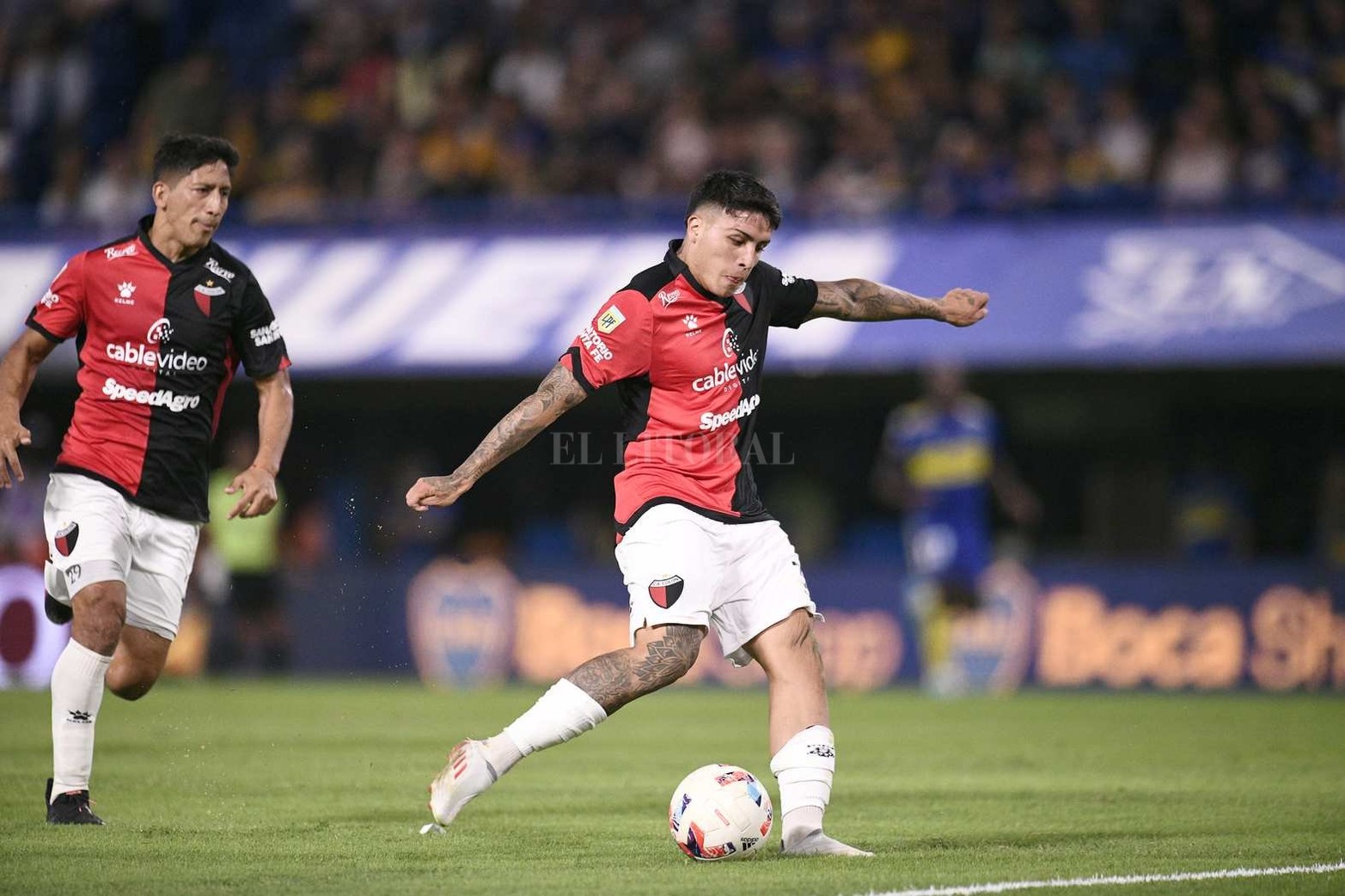 Colón empató 1 a 1 con Boca. Sobre el final del partido pudo empatarlo con gol de Lucas Beltran.