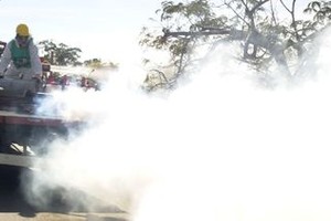 ELLITORAL_13021 |  Guillermo Di Salvatore Las tareas de fumigación estaban previstas para hoy y mañana.