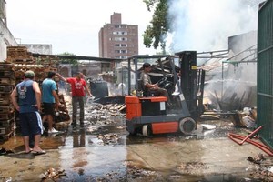 ELLITORAL_4488 |  El Litoral - Alejandro Villar ALEJANDRO VILLAR INCENDIO EN FRIGORIFICO FRIAR