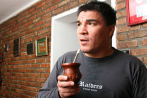 Luis Cetraro Carlos Baldomir - antes de su viaje a U.S.A... --- Foto Luis Cetraro -