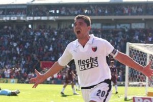 Mauricio Garín 20090915 colon 3 lanus 3 fuertes esteban festejo primer gol