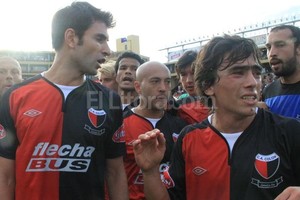 Gentileza Rosa Marsiglia. Pellegrino y Urribarri. Ambos defensores se erigieron en piezas importantes en la defensa colonista.