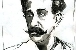 Ilustración: Lucas Cejas José Manuel Estrada. Años después de su muerte Alfredo Palacios dirá en el Congreso:  Yo lo cito con frecuencia en mi banca, porque lo considero el exponente más alto de la democracia argentina .