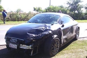 ELLITORAL_27521 |  Agencia San Justo Este es el Audi que conducía Jonathan Fabbro.