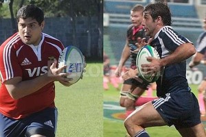 Prensa UAR Chinchu Bustos y Nico Bruzzone en acción con Pampas XV en Sudáfrica. Los santafesinos vienen cumpliendo, al igual que todo el equipo, una actuación destacadísima.