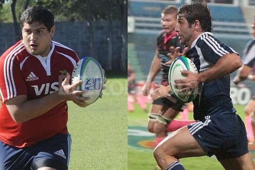 ELLITORAL_40959 |  Prensa UAR Chinchu  Bustos y Nico Bruzzone en acción con Pampas XV en Sudáfrica. Los santafesinos vienen cumpliendo, al igual que todo el equipo, una actuación destacadísima.
