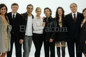 Archivo agencia DyN El elenco de la tira diaria de Telefe al momento de su debut, donde se presentaba como la alternativa a ShowMatch