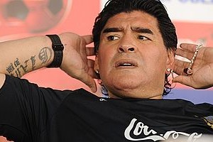 ELLITORAL_19198 | AFP Que la mamen dijo, entre otras cosas, Diego a periodistas durante la conferencia de prensa.