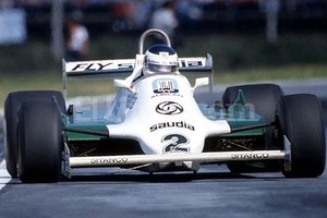Archivo El Litoral Asoma, el Williams en toda su magnitud en el Gran Premio de Las Vegas del 17 de octubre de 1981. Mañana se cumplirán 30 años de aquella carrera.