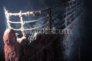 ELLITORAL_53941 |  EFE Los restos del Titanic, tal como se presentan hoy, a tres mil ochocientos metros de profundidad.