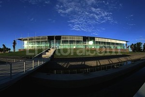 ELLITORAL_39716 |  Gentileza Sancor Seguros Una de las vistas del nuevo edificio del Grupo que se inaugurará este miércoles con un almuerzo para unas 3.500 personas. La obra comenzó en diciembre de 2007.
